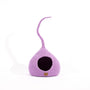 Felted Wool Cat Cave with Tail, Lilac Purple, photo 3