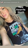 Puppies & Fitness Spin Bike Future Colors Crop Top