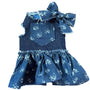 Vestido para perro Denim Floral, foto 1