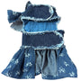 Vestido para perro Denim Floral, foto 3
