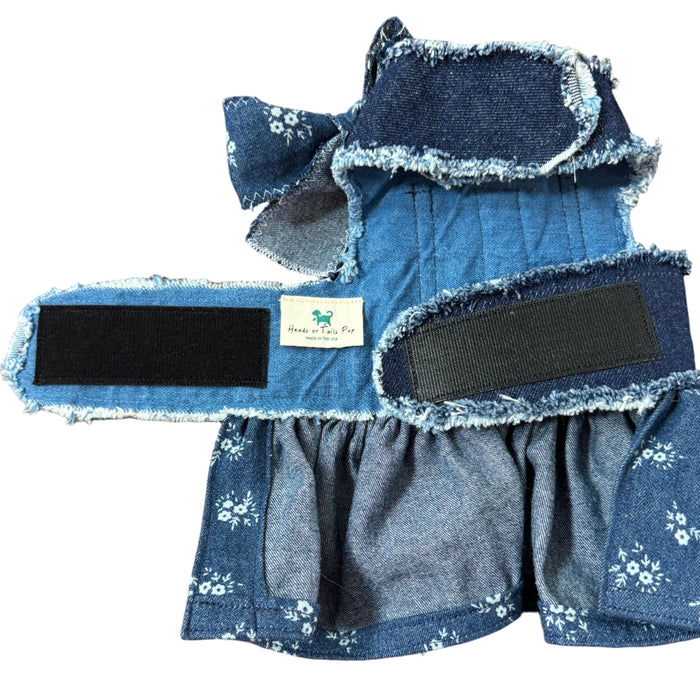 Vestido para perro Denim Floral, foto 4
