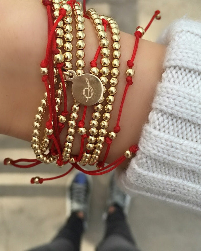 Pulsera Trio Fortune en oro de 14K, foto 2