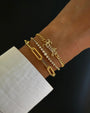 14K Gold Extra Large Paper Clip Chain Bracelet, photo 4
