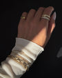 14K Gold Large Open Link Chain Bracelet, photo 6