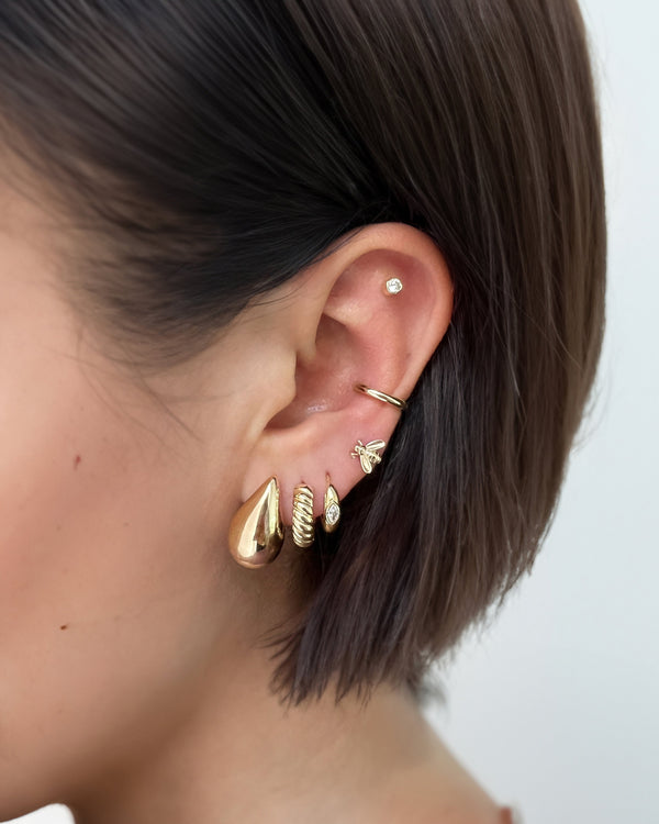 Ear cuff en oro de 14K, foto 2