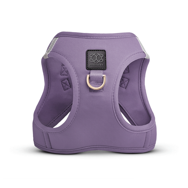 Lilac Gray SoHo Step-In Dog Harness