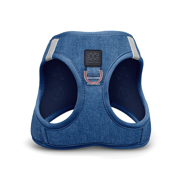 Denim SoHo Step-In Dog Harness