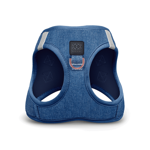 Denim SoHo Step-In Dog Harness