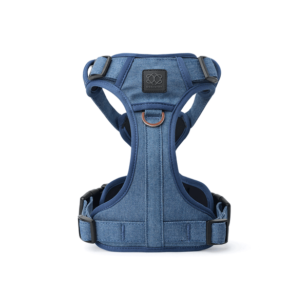 Denim NoMad Adjustable Dog Harness