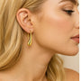 Aretes de gota abombada Isabella, foto 8