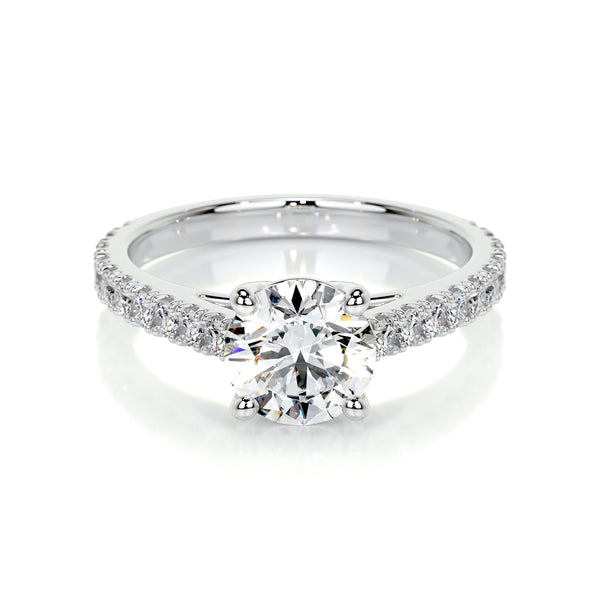 Lab-Grown Diamond Channel Set Engagement Ring in 14K Gold, photo 1