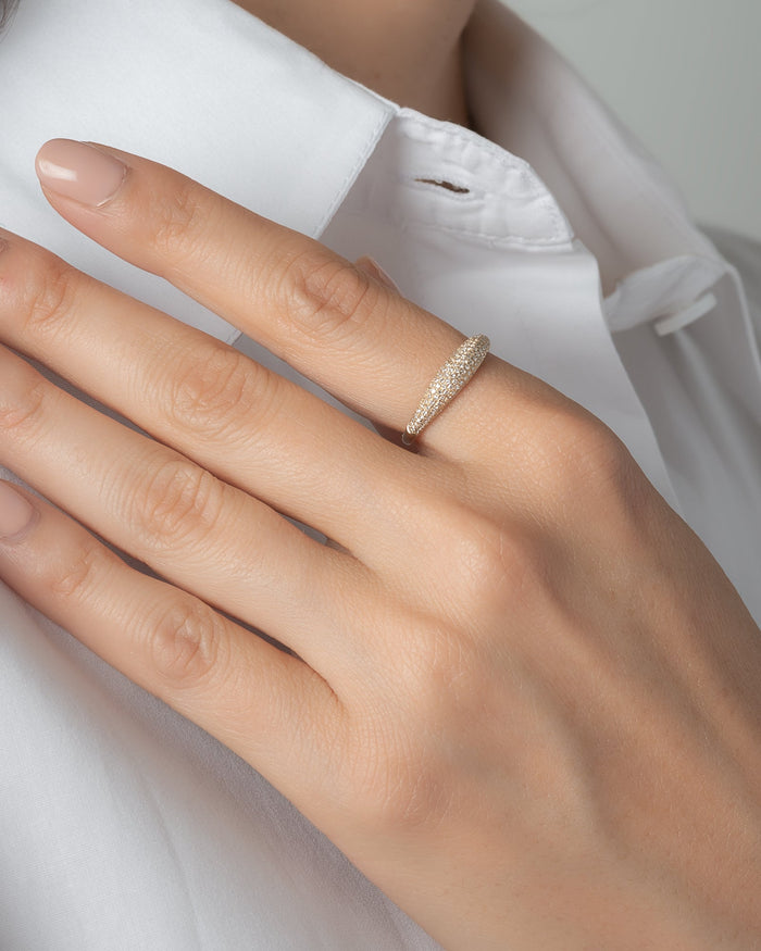 Diamond Pave Dome Ring, photo 5