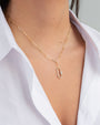 14K Gold Gemstone Carabiner Charm, photo 7