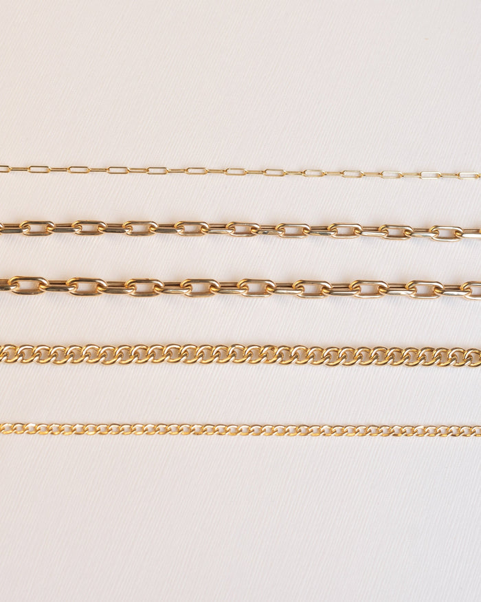 14K Gold Extra Large Open Link Chain Necklace, photo 8