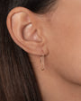 Arete Paper Clip en oro de 14K, foto 3