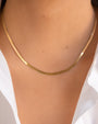 Collar de cadena espiga en oro de 14K, foto 3