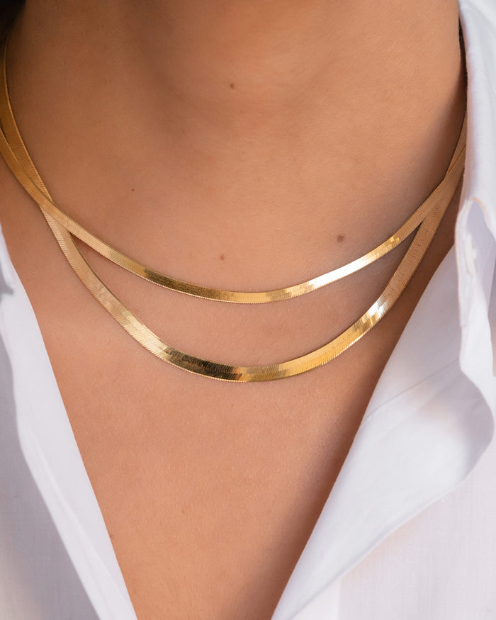 Collar de cadena espiga en oro de 14K, foto 10
