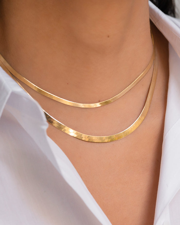 Collar de cadena espiga en oro de 14K, foto 8