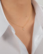 14K Gold Star with Tiny Diamond Pendant, photo 3
