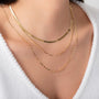 Collar de cadena espiga en oro de 14K, foto 11