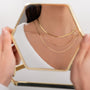 Collar de cadena espiga en oro de 14K, foto 9