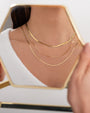 Collar de cadena de serpiente en oro de 14K, foto 6