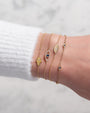 Pulsera con ojo turco de diamantes y zafiro en oro de 14K, foto 6