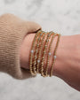 3mm Bead and Diamond Bead Bracelet, photo 6