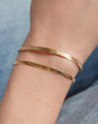 14K Gold Herringbone Bracelet, photo 10