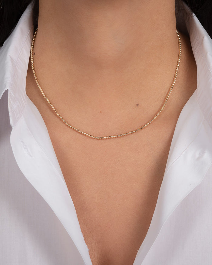 2mm Bead Necklace, photo 4