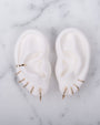 Aretes de aro huggie pequeños en oro de 14K, foto 11