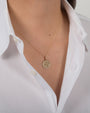 14K Gold Diamond Celestial Necklace, photo 3