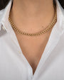 Collar de cadena Miami Cuban grande en oro de 14K, foto 2