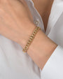 Pulsera Miami Cuban grande en oro de 14K, foto 4