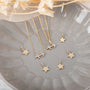 14K Gold Star with Tiny Diamond Pendant, photo 6