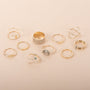 14K Gold Double Diamond Eternity Ring, photo 6