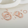 14K Gold Small Thick Hoop Earrings, photo 8