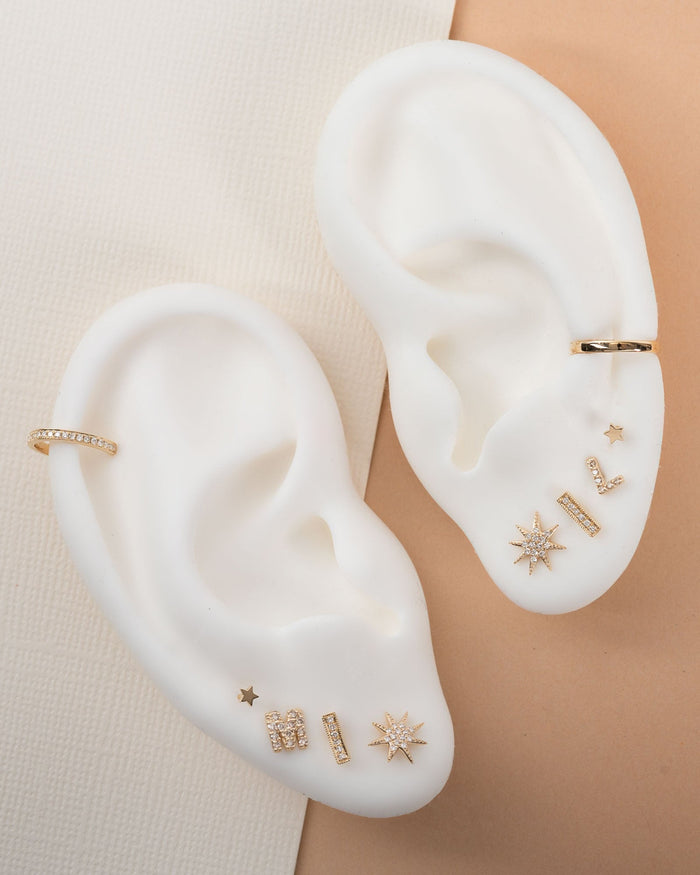 14K Gold Diamond Ear Cuff, photo 10