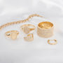 14K Gold Pave Diamond Signet Ring, photo 9