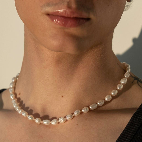 Jade and Freshwater Pearl Necklace, photo 2