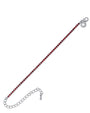 Round Cubic Zirconia Delicate Tennis Bracelet in Plated Brass, photo 3