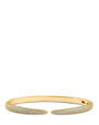 Pavé Cubic Zirconia Spike Bracelet in Gold-Plated or Rhodium-Plated Brass, photo 1
