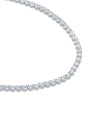 Collar tenis de zirconias cúbicas redondas en plata de ley, foto 2