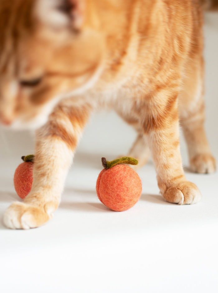 Peach Wool Dog and Cat Toy, photo 8
