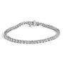 Pulsera tenis certificada IGI con diamantes cultivados en laboratorio de 11 ct. p.t. en oro blanco de 14K, foto 2