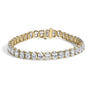 18 1/2 Ct. T.W. IGI Certified Oval-Cut Lab-Grown Diamond Tennis Bracelet in 14K Gold, photo 1