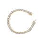 18 1/2 Ct. T.W. IGI Certified Oval-Cut Lab-Grown Diamond Tennis Bracelet in 14K Gold, photo 7