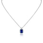 Collar con colgante de zirconia cúbica en engaste de bisel en latón, foto 4