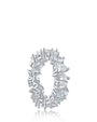 Multi-Shape Cubic Zirconia Eternity Band in Sterling Silver, photo 1