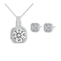 Katlyn Crystal Pendant Necklace and Stud Earring Set, photo 1
